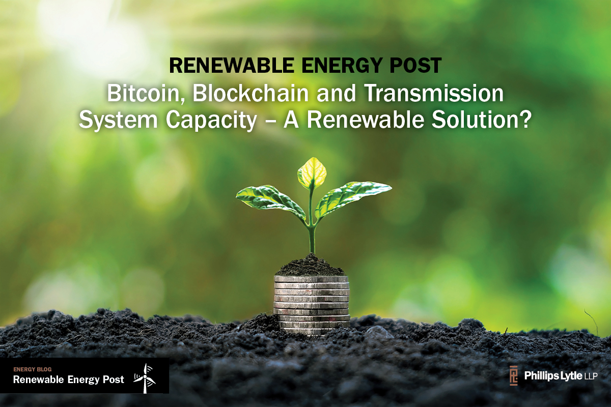 Bitcoin, Blockchain and Transmission System Capacity ─ A Renewable  Solution? | Renewable Energy Post